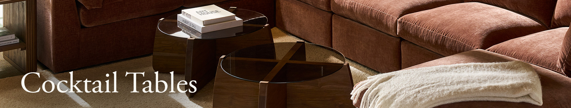 Cocktail Table Header Image with Text
