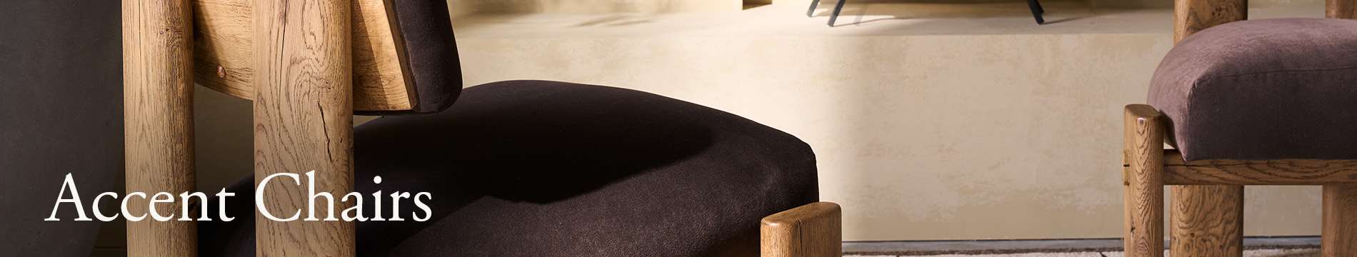 Accent Chairs Header Image with Text